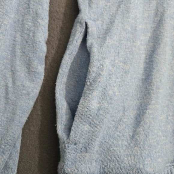 Victoria's Secret Pink Women XS Blue Lace Up Pullover Hoodie Sweatshirt - Picture 6 of 13